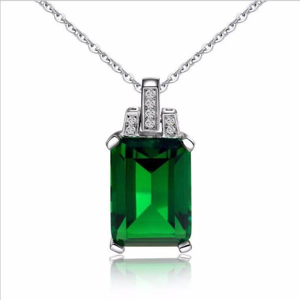 everoyal romantic lady crystal rectangle pendant necklace for women jewelry 925 silver necklace girl accessories
everoyal romantic lady crystal rectangle pendant necklace for women jewelry 925 silver necklace girl accessories