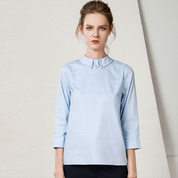 2020 women's slim loose solid color seven-point sleeve peter pan lapel cotton viscose 2020 women's slim loose solid color seven-po, White
2020 women's slim loose solid color seven-point sleeve peter pan lapel cotton viscose 2020 women's slim loose solid color seven-po, White