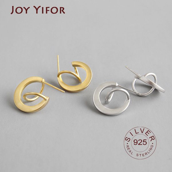 100% 925 silver stud earrings metallic c-shaped exaggerated womens girls lady high polish smooth round jewelry earring, Golden;silver
100% 925 silver stud earrings metallic c-shaped exaggerated womens girls lady high polish smooth round jewelry earring, Golden;silver