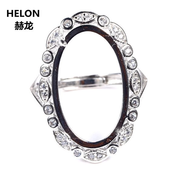 wholesale 925 sterling silver 13x21mm oval cabochon semi mount engagement wedding ring for amber agate garnet jewelry setting, Golden;silver
wholesale 925 sterling silver 13x21mm oval cabochon semi mount engagement wedding ring for amber agate garnet jewelry setting, Golden;silver