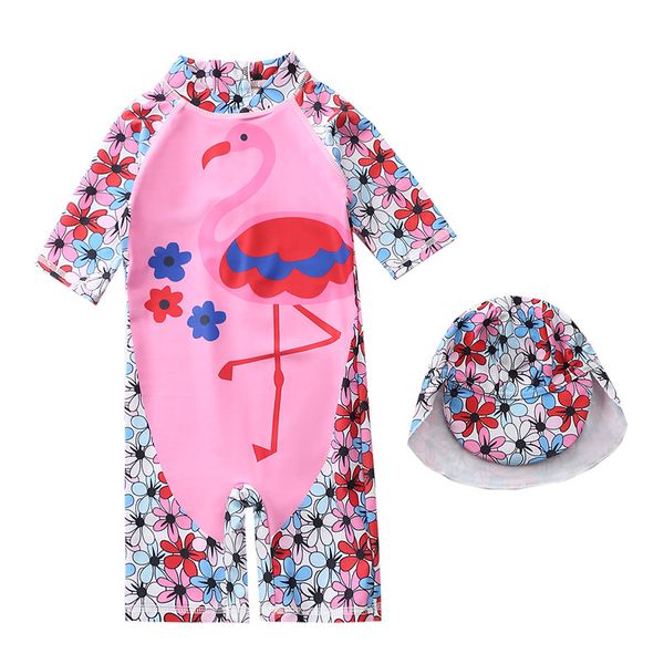 long sleeves girls rash guards 1~7y toddler baby girls swimming suit ins flamingo children swimwear beach wear with cap-sw441
long sleeves girls rash guards 1~7y toddler baby girls swimming suit ins flamingo children swimwear beach wear with cap-sw441