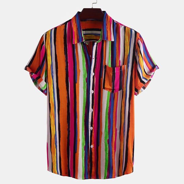 feitong shirt мужчины полосатый печатный отложной воротник с коротким рукавом повседневные карманы пляжная одежда гавайские рубашки camisa, White;black
feitong shirt мужчины полосатый печатный отложной воротник с коротким рукавом повседневные карманы пляжная одежда гавайские рубашки camisa, White;black