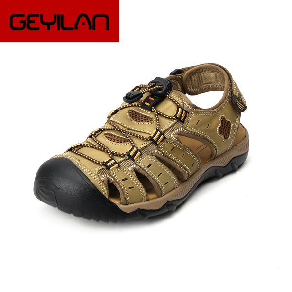 2019 fashion brand design new fashion men's summer beach sandals leather men's sandals breathable casual shoes, Black
2019 fashion brand design new fashion men's summer beach sandals leather men's sandals breathable casual shoes, Black