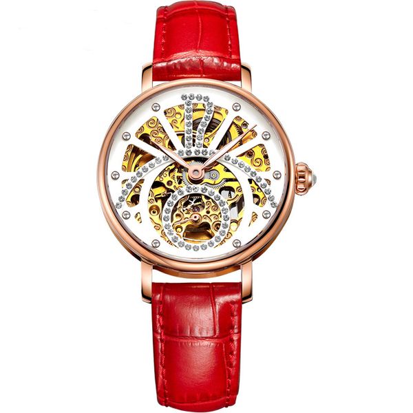 2019 new fashion trend ladies watch 50m waterproof watch gift customization hollow automatic mechanical, Slivery;brown
2019 new fashion trend ladies watch 50m waterproof watch gift customization hollow automatic mechanical, Slivery;brown