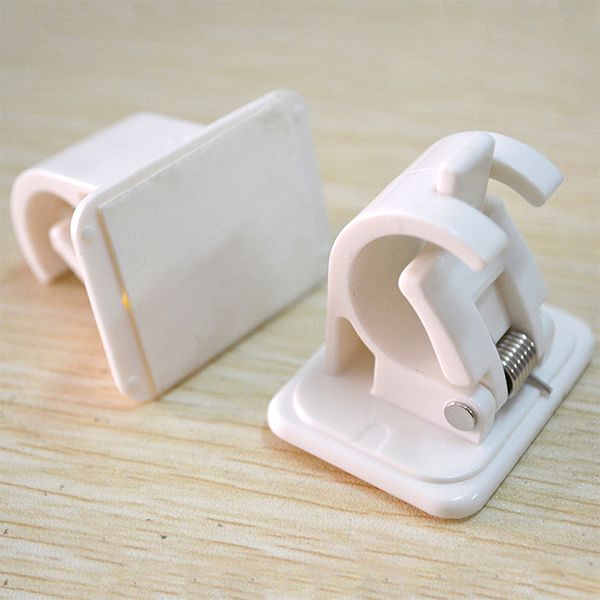 1 pair self adhesive hooks towel curtain bracket drapery pole hanging rod clip aia99
1 pair self adhesive hooks towel curtain bracket drapery pole hanging rod clip aia99