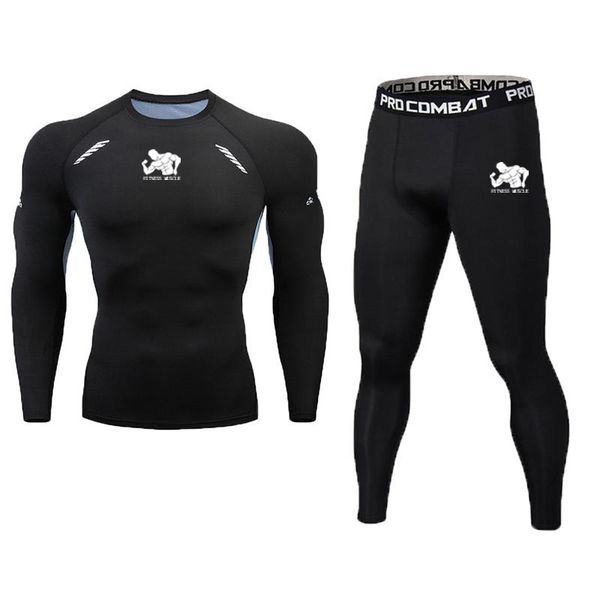 2020 new quick dry fitness muscle men's tight sets compression suits basketball tights gym fitness jogging sportswear gym tshirt, Gray
2020 new quick dry fitness muscle men's tight sets compression suits basketball tights gym fitness jogging sportswear gym tshirt, Gray