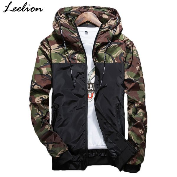leelion 2018 autumn camouflage jackets men fashion hooded bomber coat slim fit male windbreaker casual clothing outerwear, Black;brown
leelion 2018 autumn camouflage jackets men fashion hooded bomber coat slim fit male windbreaker casual clothing outerwear, Black;brown