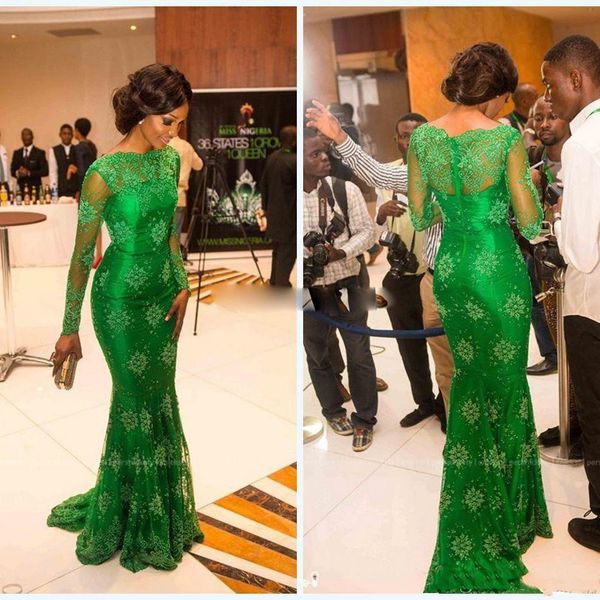 2020 mermaid evening formal dresses aso ebi styles lace applique long sleeve glamorous african prom gowns, Black;red
2020 mermaid evening formal dresses aso ebi styles lace applique long sleeve glamorous african prom gowns, Black;red