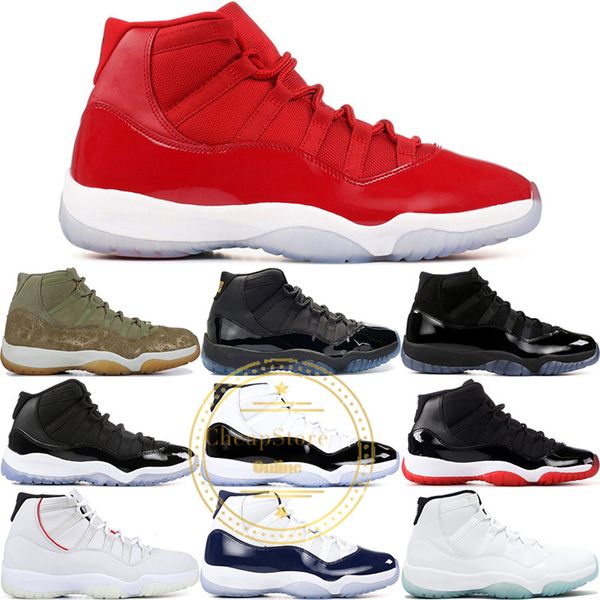 11 11s platinum tint basketball shoes cap and gown gym red bred barons concord 45 olive lux mens sports designer sneakers 36-47, White;red
11 11s platinum tint basketball shoes cap and gown gym red bred barons concord 45 olive lux mens sports designer sneakers 36-47, White;red