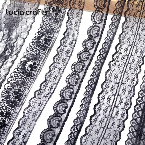 lucia crafts 5y/lot black embroidery trim lace fabric ribbons women handmade dress materials r0816, Pink;blue
lucia crafts 5y/lot black embroidery trim lace fabric ribbons women handmade dress materials r0816, Pink;blue