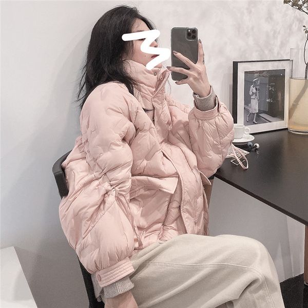 loose down coat winter women's clothing walking down quilt light jacket solid color white duck jacket ns1750, Black
loose down coat winter women's clothing walking down quilt light jacket solid color white duck jacket ns1750, Black