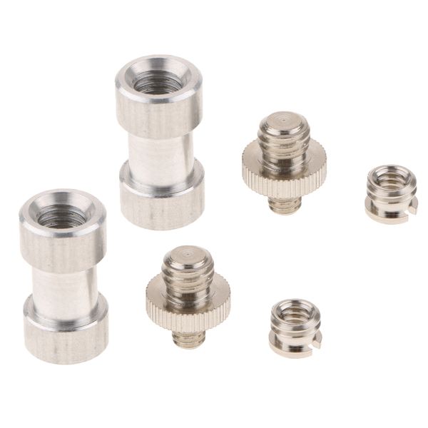 2 pack 3in1 tripod screw converter adapter mount 1/4" to 3/8" stud kit
2 pack 3in1 tripod screw converter adapter mount 1/4" to 3/8" stud kit