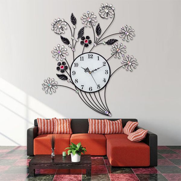 european creative personality wrought iron diamond wall clock mute living room clock modern home fashion decorative quartz
european creative personality wrought iron diamond wall clock mute living room clock modern home fashion decorative quartz