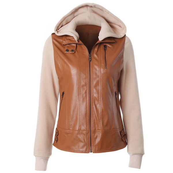 pu faux leather women jackets hooded fashion harajuku basic coat casual autumn winter clothes jaqueta feminina casaco feminino, Black
pu faux leather women jackets hooded fashion harajuku basic coat casual autumn winter clothes jaqueta feminina casaco feminino, Black