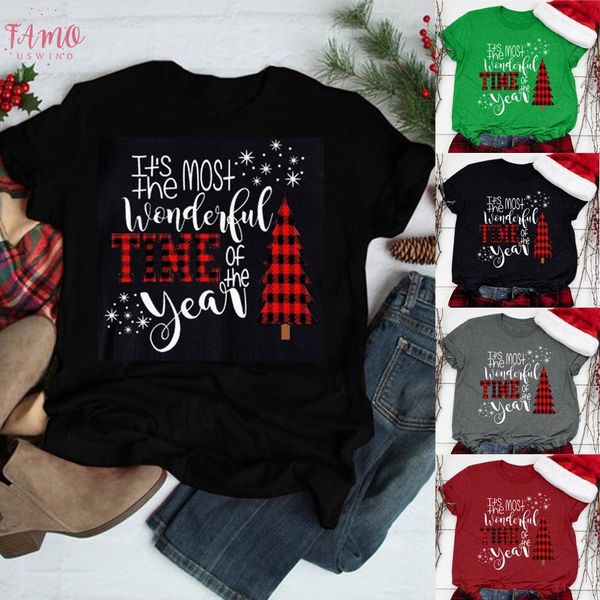 2019 new women christmas t shirt ladies fashion short sleeve casual t shirt cute holiday shirt camiseta mujer, White
2019 new women christmas t shirt ladies fashion short sleeve casual t shirt cute holiday shirt camiseta mujer, White