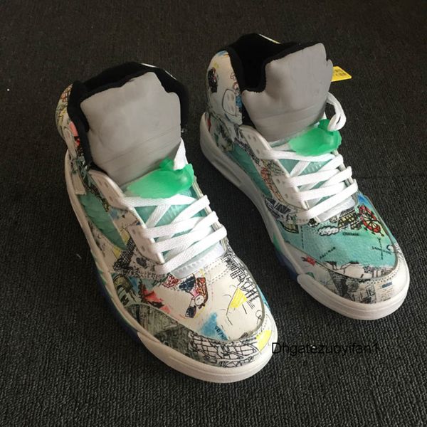 2019 men's classic 5 shoes fashion sport boots v wings shoes basketball sneakers size 41-47