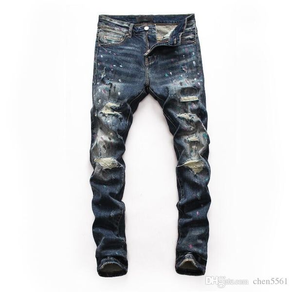 2020 нового прибытия высочайшего качества мужчину дизайнер джинсы denim вышивка брюки мода дырка брюки дизайнерские джинсы кобра, Blue
2020 нового прибытия высочайшего качества мужчину дизайнер джинсы denim вышивка брюки мода дырка брюки дизайнерские джинсы кобра, Blue