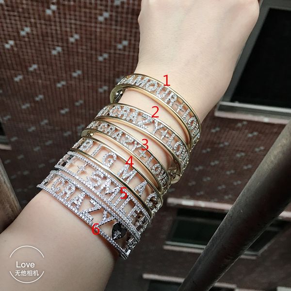 women female bangle cz diamond zircon wide lettter big mac smile fun crazy love amore amour love crazy bracelet positive sentence bangle, Black
women female bangle cz diamond zircon wide lettter big mac smile fun crazy love amore amour love crazy bracelet positive sentence bangle, Black