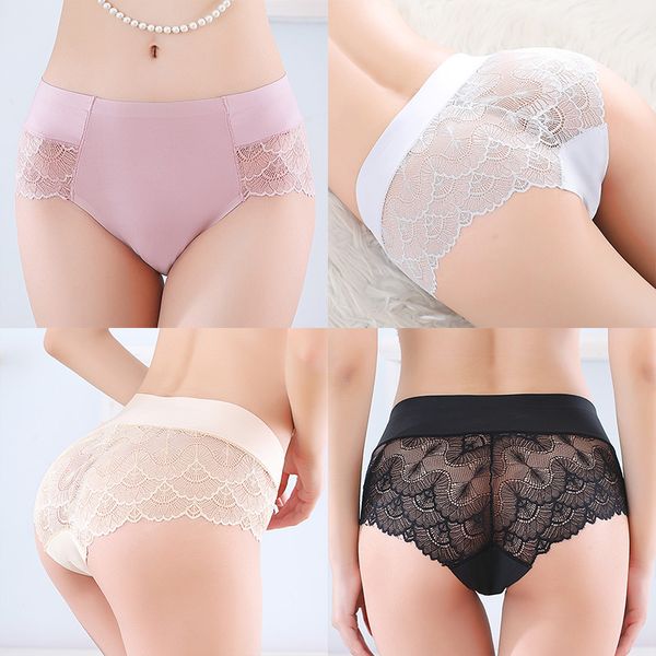 women's panties 3pcs lace women underwear briefs lingerie plus size seamless woman bikini ladies p0098, Black;pink
women's panties 3pcs lace women underwear briefs lingerie plus size seamless woman bikini ladies p0098, Black;pink