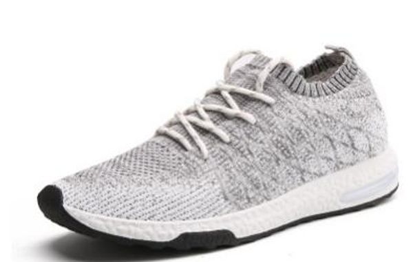 new flying woven men's shoes sports shoes fashion korean casual men's air cushion running student color large, Black
new flying woven men's shoes sports shoes fashion korean casual men's air cushion running student color large, Black