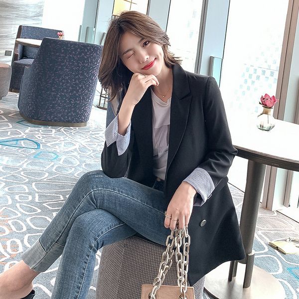 spring new korean version of net red french hepburn small fragrant wind suit loose-fit-style mid-length small suit womens, White;black
spring new korean version of net red french hepburn small fragrant wind suit loose-fit-style mid-length small suit womens, White;black