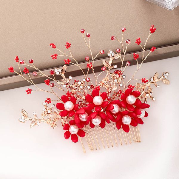 gorgeous red flower decorated rhinestone hair comb women headpeice bride wedding party headdress hair jewelry lb, Golden;white
gorgeous red flower decorated rhinestone hair comb women headpeice bride wedding party headdress hair jewelry lb, Golden;white