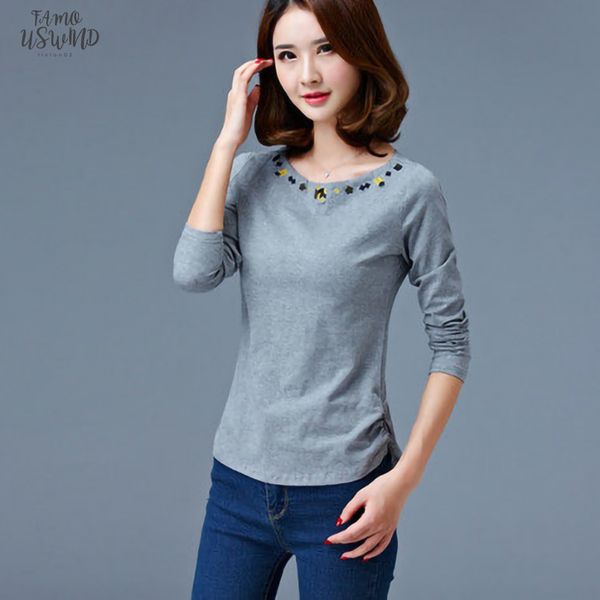 simple ethnic embroidery long sleeve t shirt women cotton spring plus size full ladies solid color white autumn bottoming tees
simple ethnic embroidery long sleeve t shirt women cotton spring plus size full ladies solid color white autumn bottoming tees