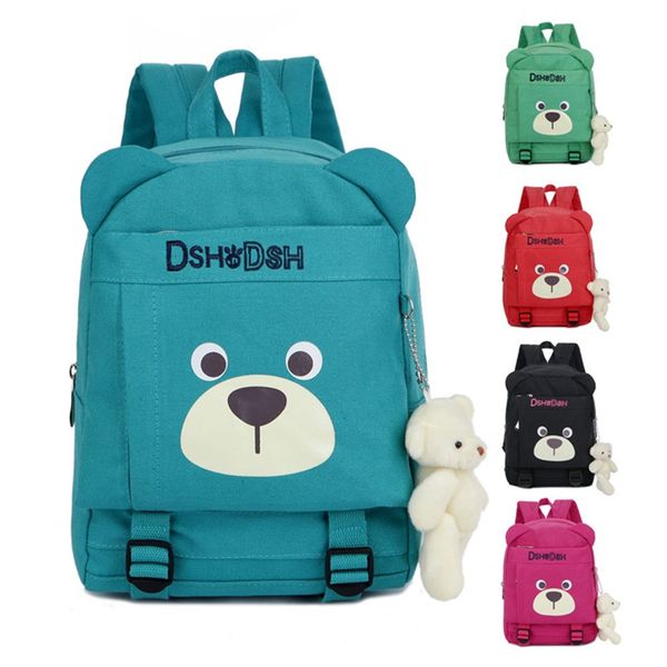 1 pc children school bag cartoon bear solid color backpack girls boy canvas school backpack double shoulder satchel travel bag
1 pc children school bag cartoon bear solid color backpack girls boy canvas school backpack double shoulder satchel travel bag