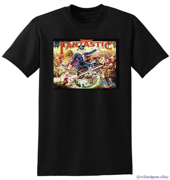 elton john t-shirt captain fantastic and the brown dirt cowboy small medium xl plus size clothing tee shirt, White;black