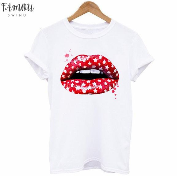 women colorful lip 3d print t shirt women short sleeve o neck loose tshirt 2020 summer fashion women tee shirt, White
women colorful lip 3d print t shirt women short sleeve o neck loose tshirt 2020 summer fashion women tee shirt, White
