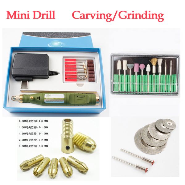 new 18000rpm electric dremel drill grinder grinding set for diy artist milling polishing drilling cutting engraving kit
new 18000rpm electric dremel drill grinder grinding set for diy artist milling polishing drilling cutting engraving kit