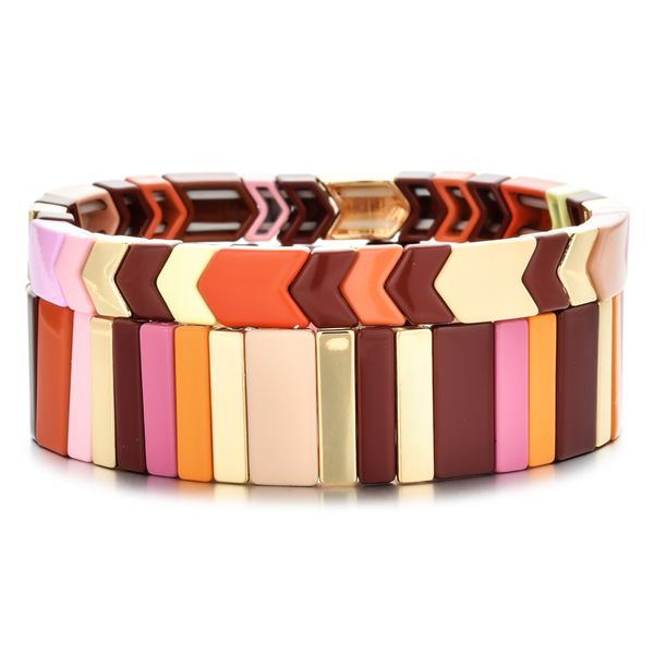 2019 bohemian primeval forest rainbow bracelet set for women colorful alloy enamel tile bracelets fashion female jewelry, Golden;silver
2019 bohemian primeval forest rainbow bracelet set for women colorful alloy enamel tile bracelets fashion female jewelry, Golden;silver