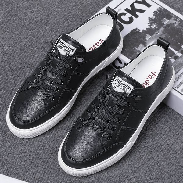 2020s pring men flats shoes casual imitation leather flat shoes lace-up low male sneakers tenis masculino adulto shoes *6003, Black
2020s pring men flats shoes casual imitation leather flat shoes lace-up low male sneakers tenis masculino adulto shoes *6003, Black