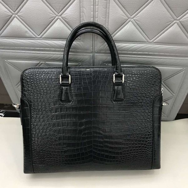 exotic real crocodile belly skin businessmen lapbriefcase large work purse genuine alligator leather male handle handbag
exotic real crocodile belly skin businessmen lapbriefcase large work purse genuine alligator leather male handle handbag