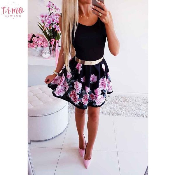 vestido women summer fashion flower print mini dress ladies round necked rose a line dress vestidos verano 2020 new, Black;gray
vestido women summer fashion flower print mini dress ladies round necked rose a line dress vestidos verano 2020 new, Black;gray