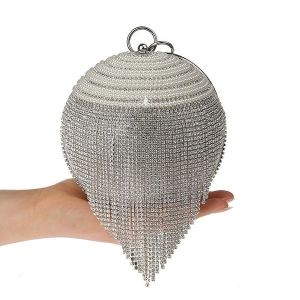 женская сумочка бриллианты жемчуг кисточкой вечерняя вечеринка прус свадебный банкет круглый шар форма клатчи
женская сумочка бриллианты жемчуг кисточкой вечерняя вечеринка прус свадебный банкет круглый шар форма клатчи