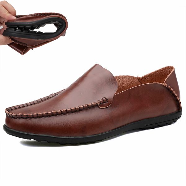 split leather casual shoes for men solid light and soft flat driving shoes walking mens loafers size:38-46 support dropshipping, Black
split leather casual shoes for men solid light and soft flat driving shoes walking mens loafers size:38-46 support dropshipping, Black