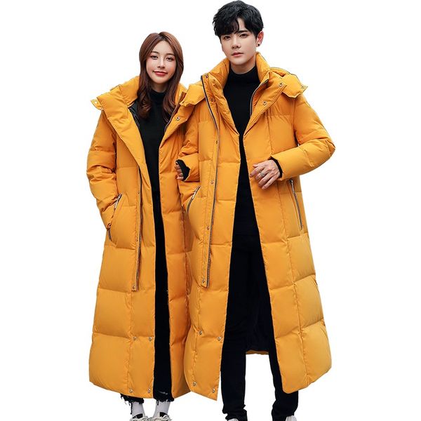 2019 new winter thick men women down jacket fashion hooded x-long warm duck down coat brand clothing plus size 5xl, Black
2019 new winter thick men women down jacket fashion hooded x-long warm duck down coat brand clothing plus size 5xl, Black