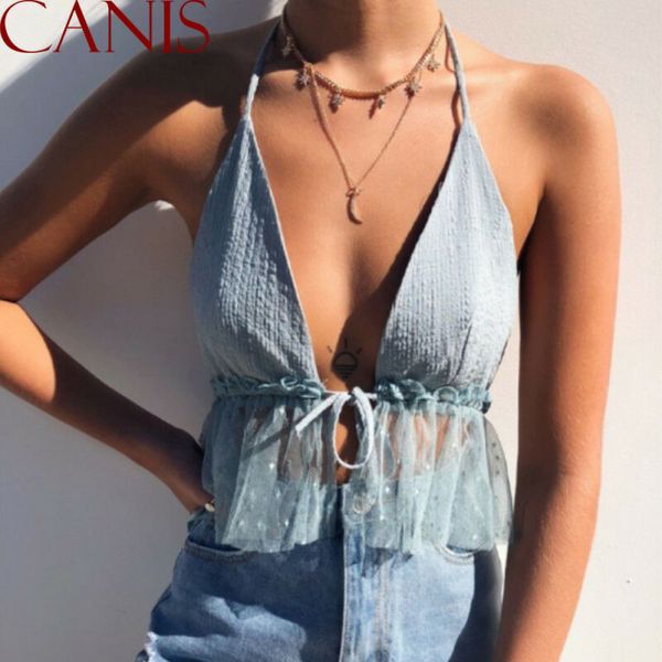 2019 новые женские летние сексуальные майки крест холтер бинты crop top tank cut out бюстье майки модной одежды, White 
2019 новые женские летние сексуальные майки крест холтер бинты crop top tank cut out бюстье майки модной одежды, White