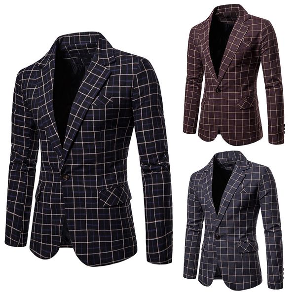 winter plaid suit new fashion men's formal plus size slim button suit turn-down collor handsome solid jacket coat ship, White;black
winter plaid suit new fashion men's formal plus size slim button suit turn-down collor handsome solid jacket coat ship, White;black