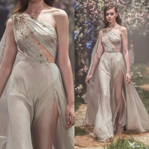 paolo sebastian new prom dresses one shoulder thigh slit evening dress floor length a line luxury party gown, Black
paolo sebastian new prom dresses one shoulder thigh slit evening dress floor length a line luxury party gown, Black