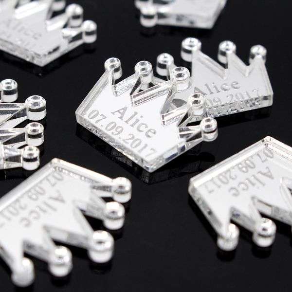 60 personalized custom baby name & date gold silver mirror crown decoration baby shower birthday party table centerpieces favors
60 personalized custom baby name & date gold silver mirror crown decoration baby shower birthday party table centerpieces favors