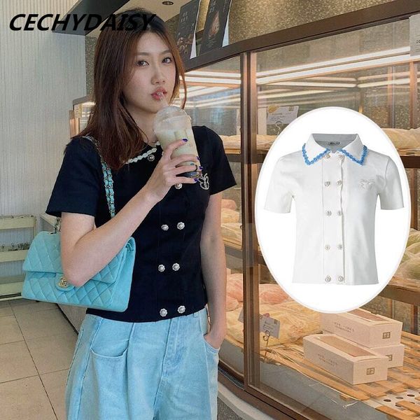 cardigan sweater summer women 2020 fashion double breasted knitted short sleeve crop diamond butterfly korean clothes, White
cardigan sweater summer women 2020 fashion double breasted knitted short sleeve crop diamond butterfly korean clothes, White