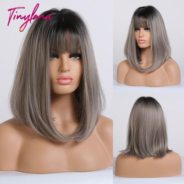 tiny lnan star grey bob synthetic wigs for woman ombre burgundy/blonde/silver short african american bob cosplay lolita wig, Black
tiny lnan star grey bob synthetic wigs for woman ombre burgundy/blonde/silver short african american bob cosplay lolita wig, Black