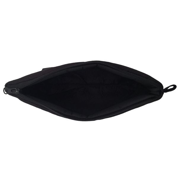 cosmetic organizer bag pure black cute cat prints cosmetic bag fashion women makeup