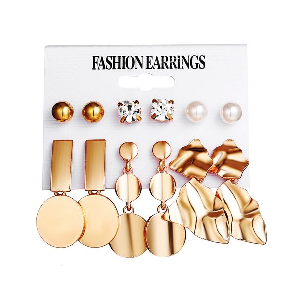 earring originality metallic element circle piece irregular geometry golden ear nail 6 paper suit
earring originality metallic element circle piece irregular geometry golden ear nail 6 paper suit