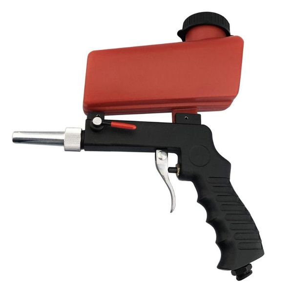 mini handheld portable spray gun pneumatic sandblasting gun blasting device