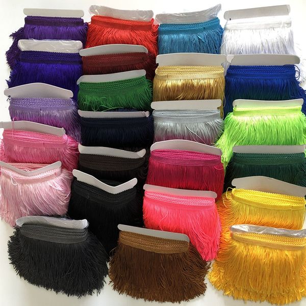 10yards/lot) 9cm polyester borlastassel fringe trimming lace for latin dress samba stage zakka patchwork textile curtain lace, Black
10yards/lot) 9cm polyester borlastassel fringe trimming lace for latin dress samba stage zakka patchwork textile curtain lace, Black