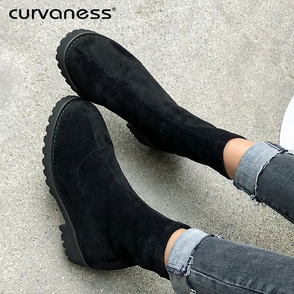 women shoes autumn winter ankle boots round toe square high heel ladies motorcycle boots fashion platfroms shoes woman, Black
women shoes autumn winter ankle boots round toe square high heel ladies motorcycle boots fashion platfroms shoes woman, Black