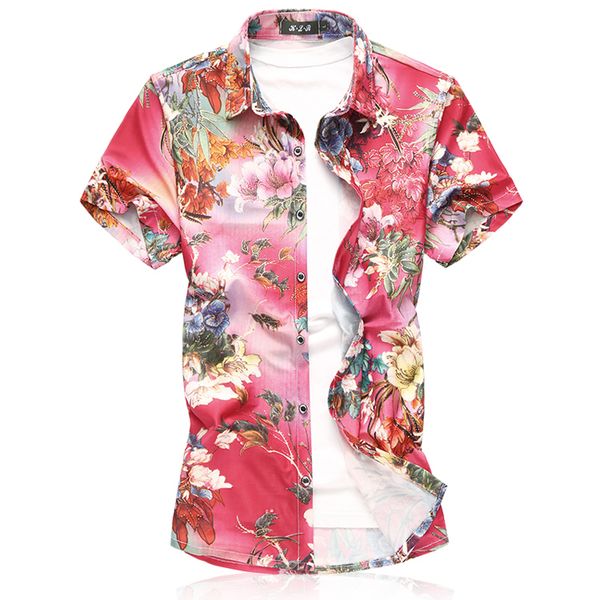 men fashion short sleeve silk hawaiian shirt hc men summer casual floral shirts man, White;black
men fashion short sleeve silk hawaiian shirt hc men summer casual floral shirts man, White;black